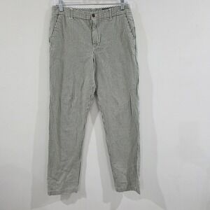 Polo Ralph Lauren Boys Seersucker Pants Size 20 Pinstripe Euro Summer Coastal